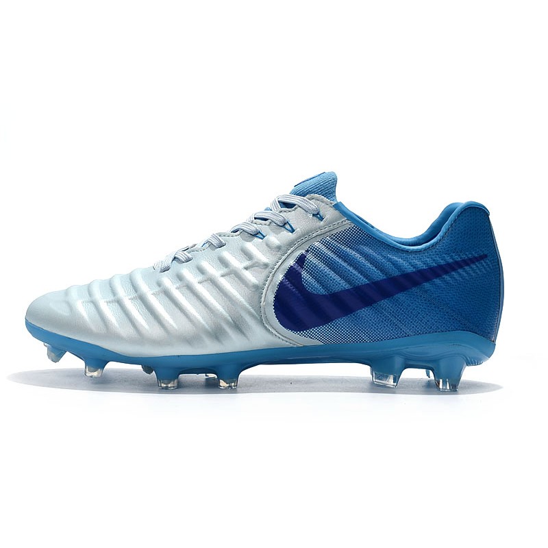 Nike Tiempo Legend VII FG stříbrný Modrý